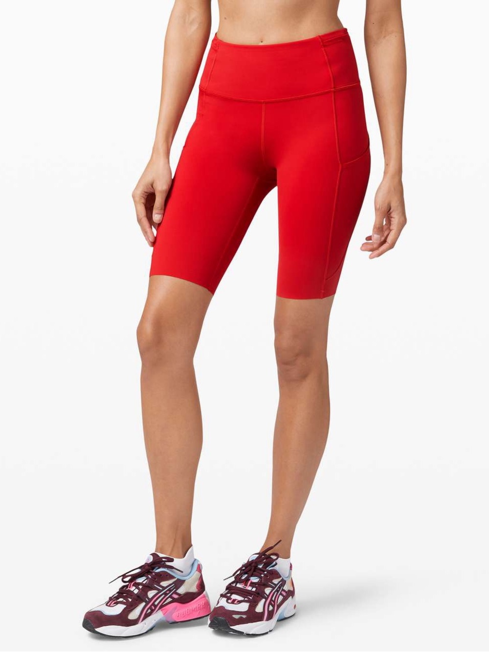 Lululemon Fast And Free Short 10" *Non-Reflective - Dark Red - 8